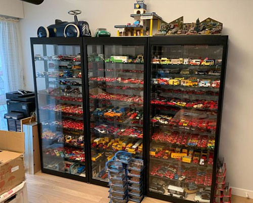 Vitrines pour collectionneurs